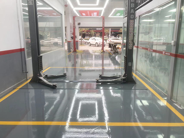 汽修廠(chǎng)輪胎店環(huán)氧地坪
